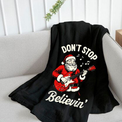 Don't Stop Believing Throw Blanket