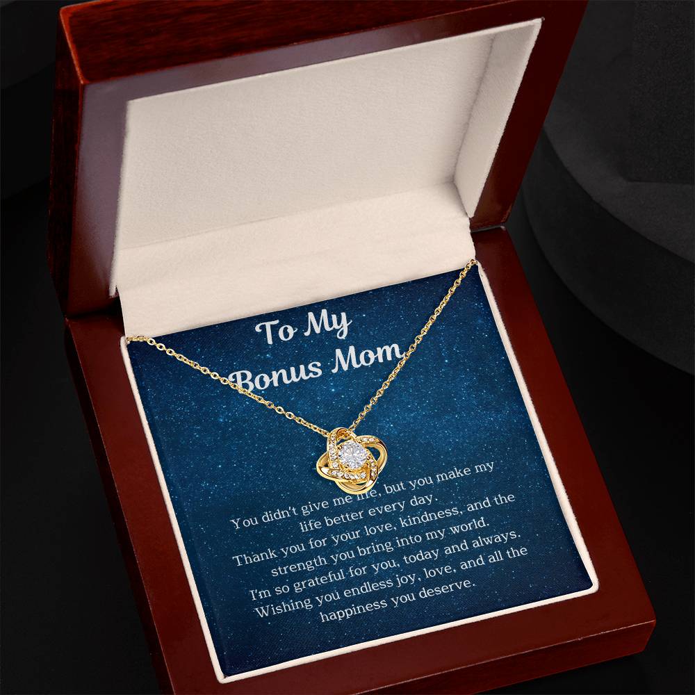 Bonus Mom Jewelry Gift - Elegant & Meaningful Necklace for Bonus Moms | Perfect Birthday, Mother’s Day & Holiday Gift